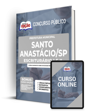 Apostila Concurso Prefeitura de Santo Anastácio (SP) 2022