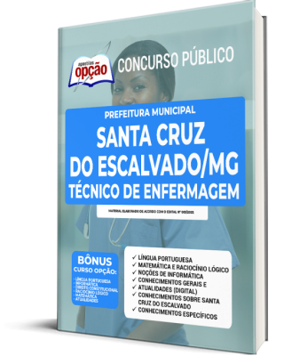 Apostila Prefeitura de Santa Cruz do Escalvado - MG - Técnico de Enfermagem