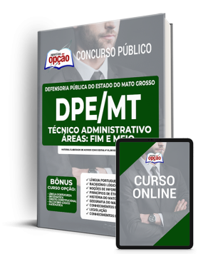 Apostila DPE-MT - Técnico Administrativo - Áreas: Fim e Meio