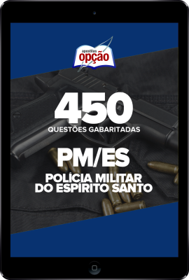 Caderno PM-ES - 450 Questões Gabaritadas em PDF