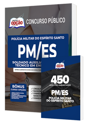 Combo Impresso PM-ES - Soldado Auxiliar de Saúde - Técnico em Enfermagem