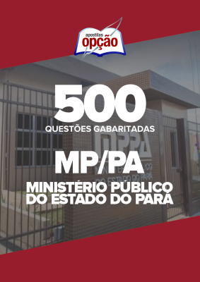 Caderno MP-PA - 500 Questões Gabaritadas