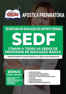 Apostila SEDF - Comum a Todas Áreas de Professor de Educação Básica