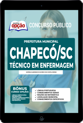 Apostila Prefeitura de Chapecó - SC em PDF - Técnico em Enfermagem