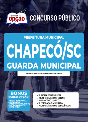 Apostila Prefeitura de Chapecó - SC - Guarda Municipal
