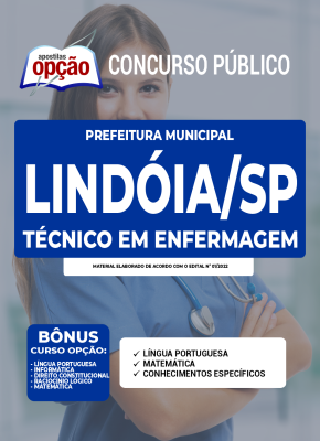 Apostila Prefeitura de Lindóia - SP - Técnico em Enfermagem