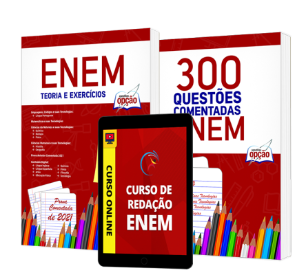 Combo Impresso ENEM + Curso de Redação