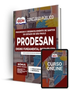 Apostila PRODESAN-SP - Ensino Fundamental Incompleto