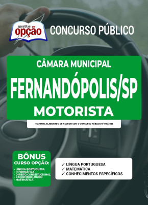 Apostila Câmara de Fernandópolis - SP - Motorista