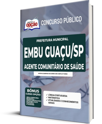 Apostila Prefeitura de Embu Guaçu - SP - Agente Comunitário de Saúde