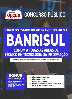 Apostila BANRISUL - Comum a Todas as Áreas de Técnico em Tecnologia da Informação