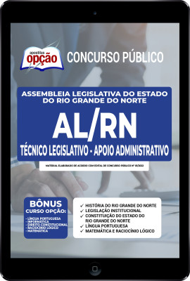 Apostila AL-RN em PDF - Técnico Legislativo - Apoio Administrativo