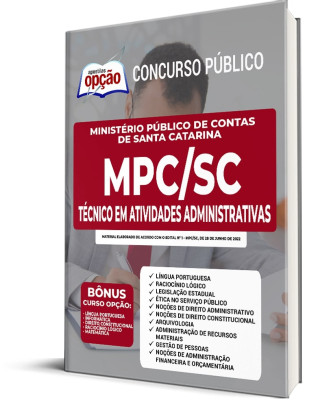 Apostila MPC-SC - Técnico em Atividades Administrativas