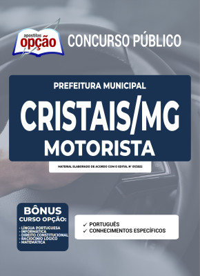 Apostila Prefeitura de Cristais - MG - Motorista