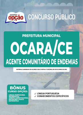 Apostila Prefeitura de Ocara - CE - Agente Comunitário de Endemias