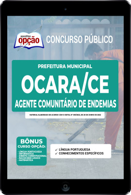 Apostila Prefeitura de Ocara - CE em PDF - Agente Comunitário de Endemias