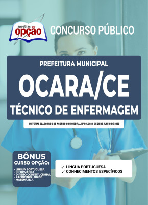 Apostila Prefeitura de Ocara - CE - Técnico de Enfermagem