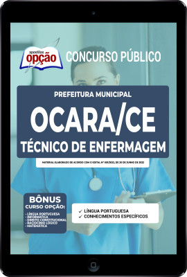 Apostila Prefeitura de Ocara - CE em PDF - Técnico de Enfermagem