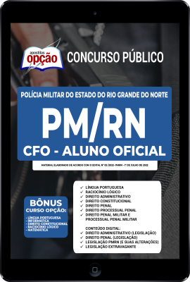 Apostila PM-RN em PDF - CFO - Aluno Oficial