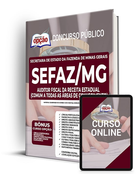 Apostila SEFAZ-MG 2022 - Auditor Fiscal da Receita Estadual