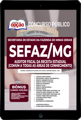 Apostila SEFAZ-MG em PDF - Auditor Fiscal da Receita Estadual (Comum a Todas as Áreas de Conhecimento)