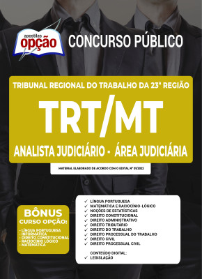 Apostila TRT-MT - Analista Judiciário - Área Judiciária