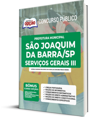 Apostila Prefeitura de São Joaquim da Barra - SP - Serviços Gerais III