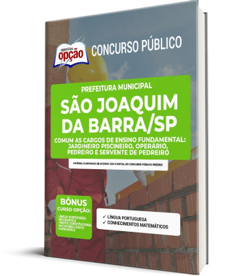 Apostila Prefeitura de São Joaquim da Barra - SP - Comum aos Cargos de Ensino Fundamental