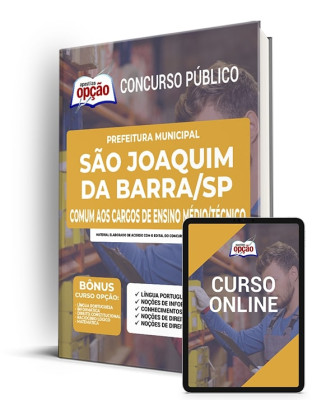 Apostila Prefeitura de São Joaquim da Barra - SP - Comum aos Cargos de Ensino Médio/Técnico