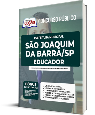 Apostila Prefeitura de São Joaquim da Barra - SP - Educador