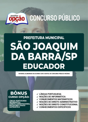 Apostila Prefeitura de São Joaquim da Barra - SP - Educador