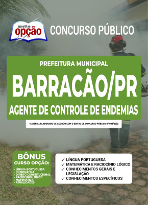 Apostila Prefeitura de Barracão - PR - Agente de Controle de Endemias