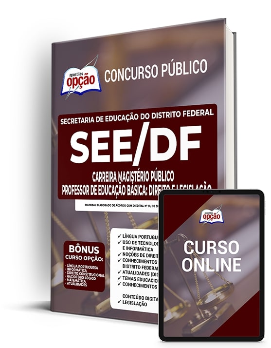Apostila SEE-DF 2022 Gestor em Pol Púb e Gestão Ed - Direito e Leg