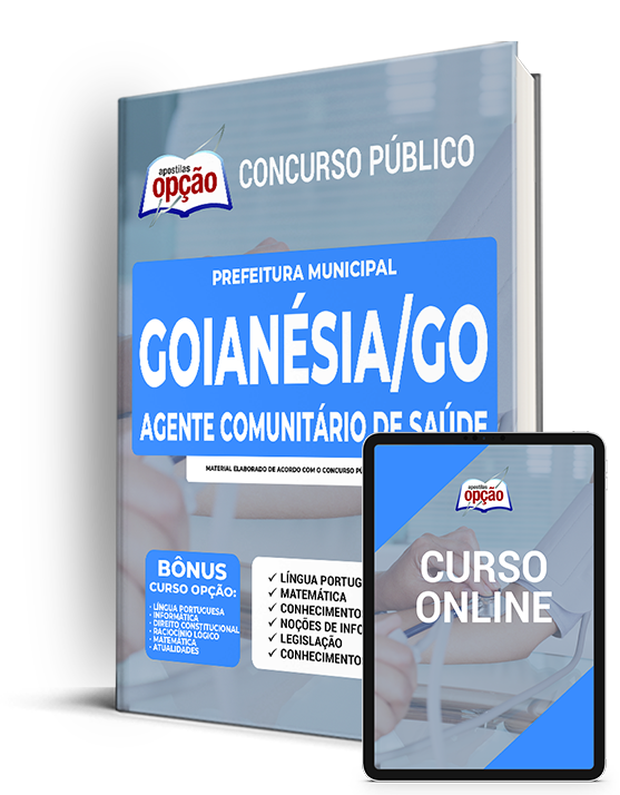 Apostila Prefeitura de Goianésia GO 2022 - Agente Comunitário de Saúde
