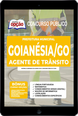 Apostila Prefeitura de Goianésia - GO em PDF - Agente de Trânsito