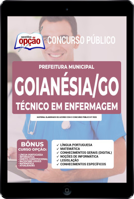 Apostila Prefeitura de Goianésia - GO em PDF - Técnico em Enfermagem