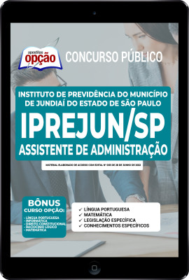 Apostila IPREJUN-SP em PDF - Assistente de Administração