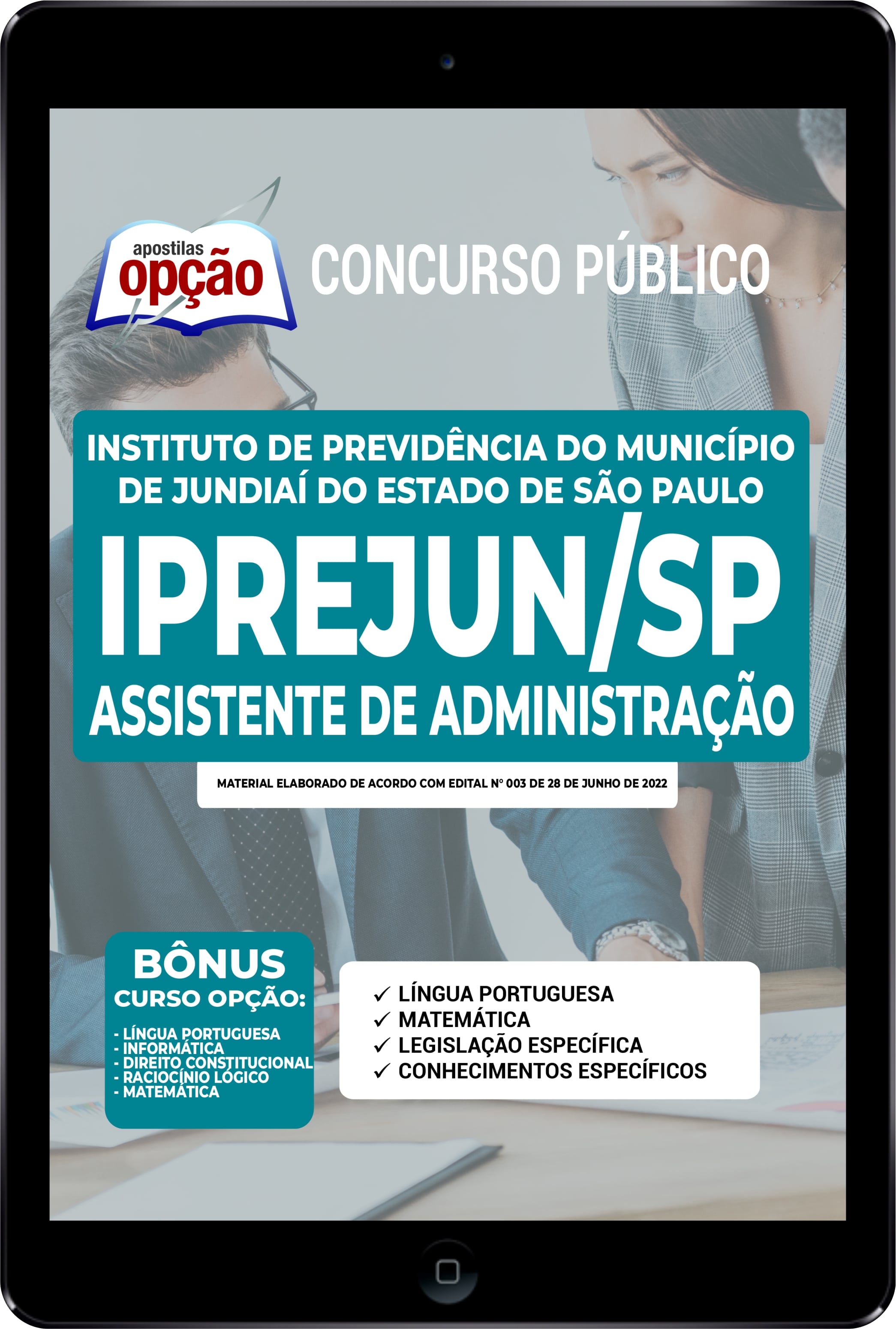 Apostila IPREJUN-SP PDF - Assistente de Administração 2022