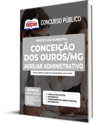 Apostila Prefeitura de Conceição dos Ouros - MG - Auxiliar Administrativo