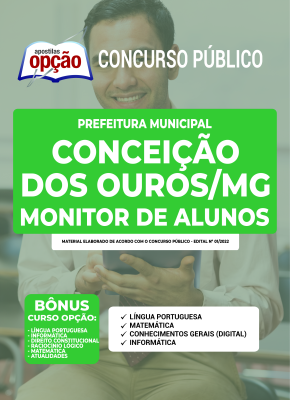 Apostila Prefeitura de Conceição dos Ouros - MG - Monitor de Alunos