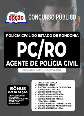 Apostila PC-RO - Agente de Polícia Civil