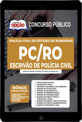 Apostila PC-RO em PDF - Escrivão de Polícia Civil