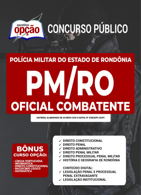 Apostila PM-RO - Oficial Combatente