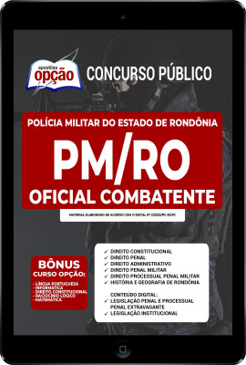 Apostila PM-RO em PDF - Oficial Combatente