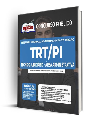 Apostila TRT-PI - Técnico Judiciário - Área Administrativa