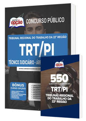 Combo Impresso TRT-PI - Técnico Judiciário - Área Administrativa