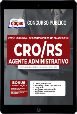 Apostila CRO-RS em PDF - Agente Administrativo