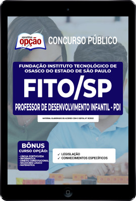 Apostila FITO-SP em PDF - Professor de Desenvolvimento Infantil - PDI