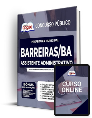 Apostila Prefeitura de Barreiras - BA - Assistente Administrativo