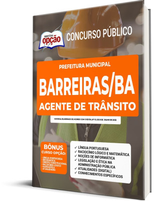 Apostila Prefeitura de Barreiras - BA - Agente de Trânsito